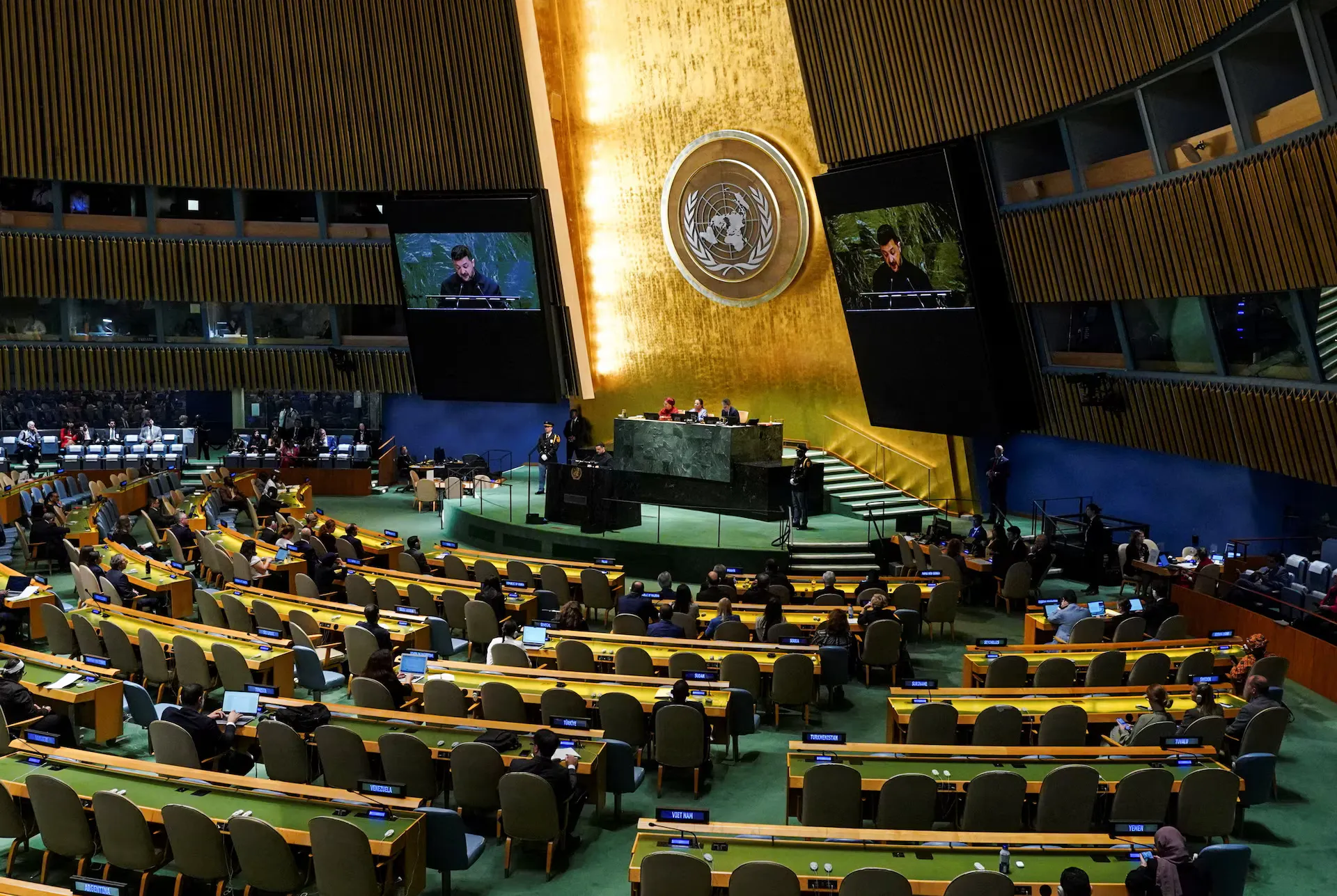 Звернення Зеленського в ООН: зупинити війну Росії або прийняти нову гонку озброєнь